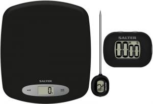 Salter Kitchen Scale TimerThermometer Gift Set